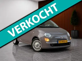 Fiat 500 1.2 MOKKA KLEUR! (ELEKTRISCHE RAMEN, NIEUWE DISTRIBUTIERIEM, LICHTMETALEN VELG, LAGE KM-STA