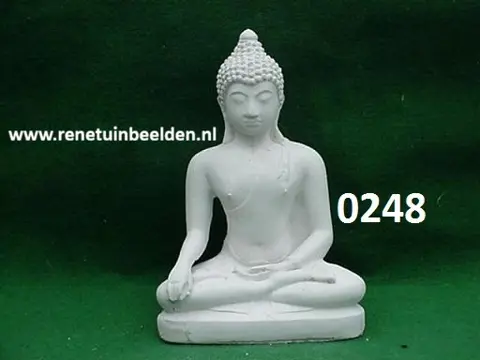 Een mooie tuinbeeld Boeddha groot. nr 0248