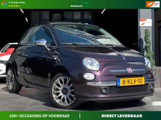 Fiat 500 C 0.9TwinAir Lounge|1e eig|NAP|Airco|El.Ramen|Leder