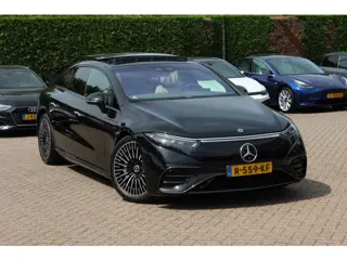 Mercedes-Benz EQS 450+ AMG Line 108 kWh / SoH 95,9% / Achterasbesturing / Panoramadak / Head-up / 36