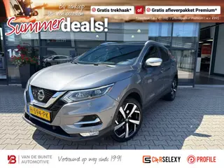 Nissan Qashqai 1.3 DIG-T Tekna + *Trekhaak & Lederen Bekleding*