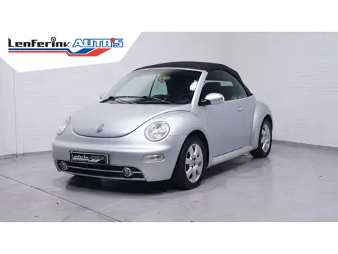 Volkswagen New Beetle Cabriolet 1.6 Cabriolet airco lederen bekleding PDC achter stereo 16"-lmv stoe