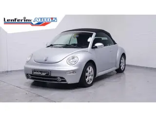 Volkswagen New Beetle Cabriolet 1.6 Cabriolet airco lederen bekleding PDC achter stereo 16"-lmv stoe