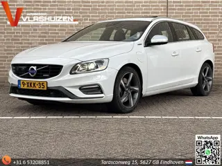 Volvo V60 2.4 D6 AWD Plug-In Hybrid R-Design | Schuifdak | Leder |