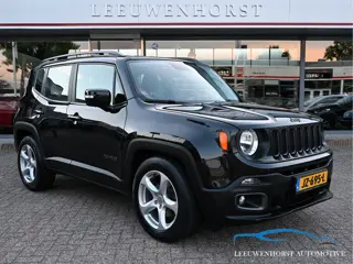 Jeep Renegade 1.4 MultiAir Longitude, AUTOmaat, stuur-stoelverw., navi,  cruise, airco, keyless, NL.