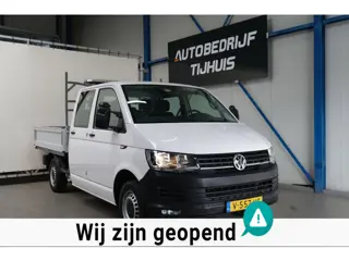 Volkswagen Transporter 2.0 TDI L2H1 DC Comfortline Pick-up - Airco, Cruise, PDC, Trekhaak.