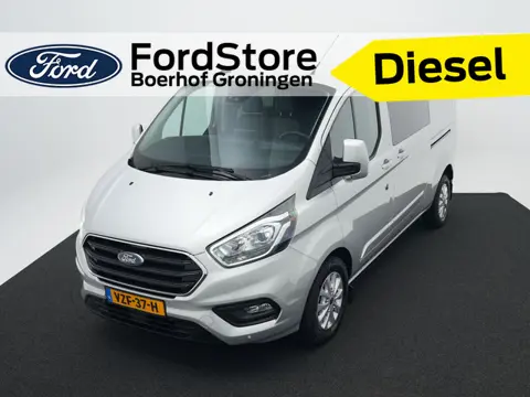 Ford Transit Custom 320 2.0 TDCI 130pk L2H1 Limited DC | Camera | Leer | El. verst. stoel | Stoelver