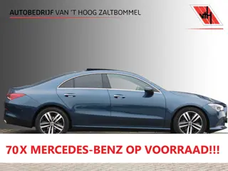 Mercedes-Benz CLA-Klasse 180 AUT7 Luxury Line PANORAMADAK LEDER MEMORY KEY-LESS GO MULTIBEAM SFEER N