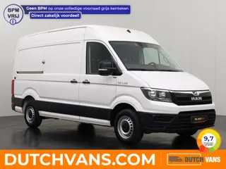 MAN TGE 2.0TDI 140PK Automaat L3H3 | Multimedia | Camera | 3-Zits | Betimmering | Airco | Cruise