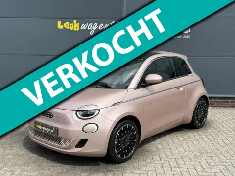 Fiat 500 La Prima 42 kWh *camera *leer *pano *SOH 94.90%