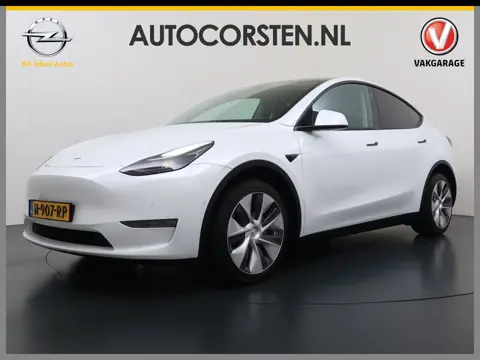 Tesla Model Y Long Range AWD 75kWh 514PK Warmtepomp Stuur+Stoel+Achterbankverwarming Panoramadak Cam