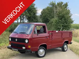 VOLKSWAGEN T3 PRITSCHE 1986, PICK UP, BENZINE, TREKHAAK