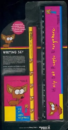 Hilary Duff's Chihuahuahondje schrijfset