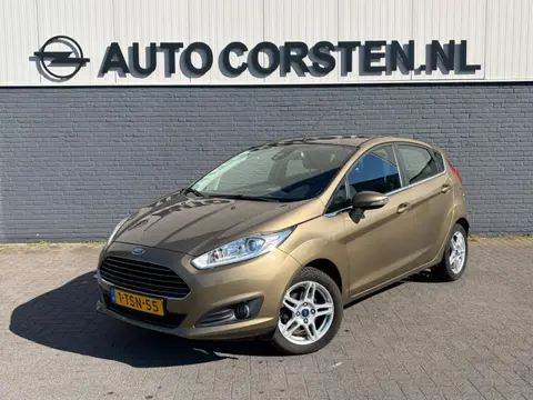 Ford Fiesta 100PK 5Drs Navi Ecc Bluetooth Cruise Control Voorruitverwarming Pdc Titanium USB Lmv 15"