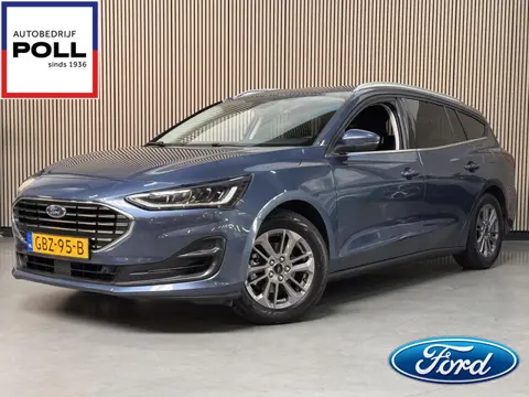 Ford Focus 155pk Eco Hybrid Automaat Titanium Groot Sync-4 Navi Trekhaak All seasons Wagon Dealerond