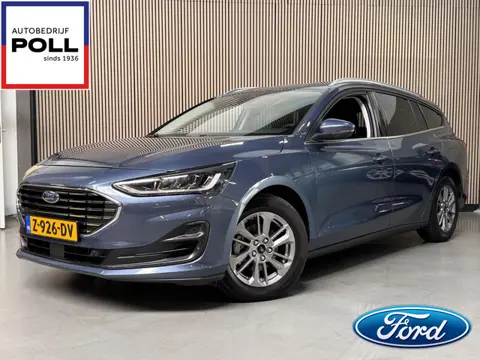 Ford Focus 1.0 EcoBoost Hybrid Titanium Sync-4 Groot Navi Full LED Privacy glass 1e Eigenaar NL-Auto