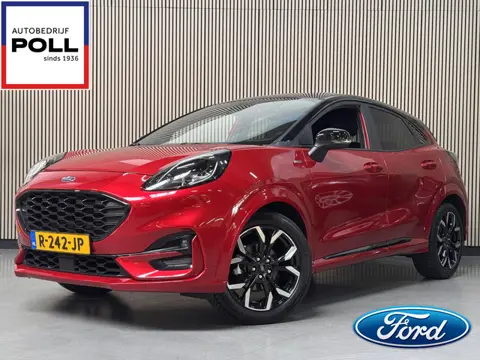 Ford Puma 125pk Eco Hybrid ST-Line X Half Leer B&O Navi Afn. Trekhaak Zwart Dak 18" LM velgen Dealer
