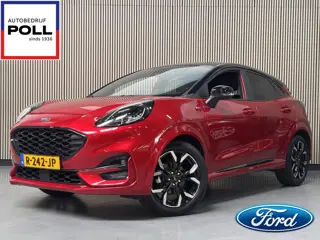 Ford Puma 125pk Eco Hybrid ST-Line X Half Leer B&O Navi Afn. Trekhaak Zwart Dak 18" LM velgen Dealer