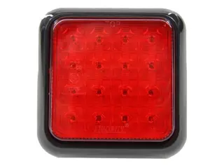 LED mistachterlicht 104x104 mm, 12/24V