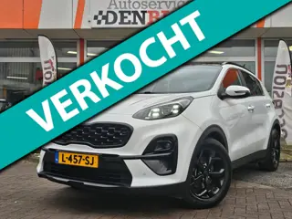 Kia Sportage 1.6 T-GDI Black Edition Automaat BJ.2021 / Panodak / Leder / Navi / Camera / Keyless / 