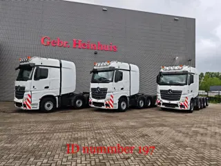 Mercedes-Benz Actros 4163 8x4/10x4 Titan Andockachse 180 Ton 3 Pieces!