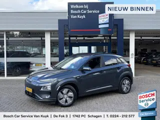 Hyundai Kona EV Premium 64 kWh / NL-Auto / 204 PK / Warmtepomp / Apple-Carplay & Android-Auto / Stoe