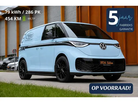 Volkswagen ID. Buzz Cargo 79 kWh 286pk Gulf Blue Edition 454 km WLTP LONG RANGE €499,= PM