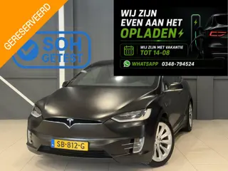 Tesla Model X 75D Base 7p. | Trekhaak | 7 Persoons | SOH 90% | WRAP |