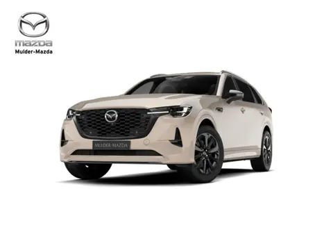 Mazda CX-80 e-Skyactiv PHEV Homura Plus - Zwart Nappa Leder