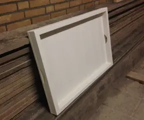 Dienblad voor op hocker/decoratie steigerhout/sloophout