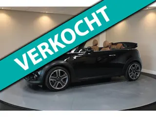 Mini Cabrio 1.6 Cooper *Prachtig interieur!* Leer|Stoelverw.|Navi|Cruise|Climate|PDC|Sfeerverlichtin