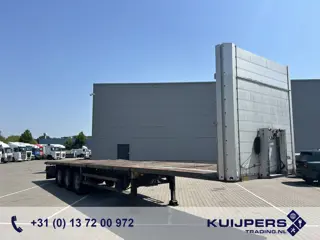 Schmitz Cargobull S 01 / Plateau - Flat Bed / SAF Drum / 2x Liftaxle / NL Trailer