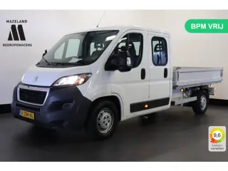 Peugeot Boxer 2.0 BlueHDI 163PK L3 Dubbele Cabine EURO 6 - Airco - Trekhaak -  € 15.900,- Excl.
