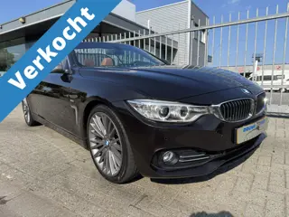 BMW 4 Serie Cabrio 428i High Executive Aut leer, nekverwarming , keyles go, M stuur, Navi Prof , etc