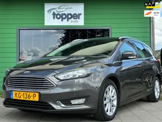 Ford Focus Wagon 1.0 Titanium|2e Eigenaar|Navigatie|CruiseControl|Climatronic|PDC|Dealer Onderhouden