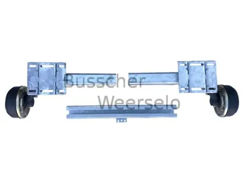 As Assen Aanhangwagen 1400 KG Flexi Geremd Pad 700-1300