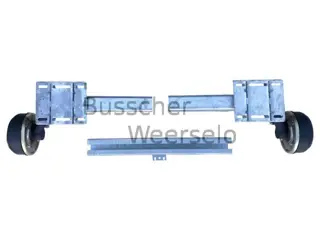 As Assen Aanhangwagen 1400 KG Flexi Geremd Pad 700-1300