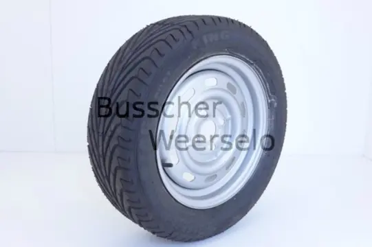 Wiel 14" Compl. 100*4 185/60R14 Rem/Pro Aanhanger Voorradig