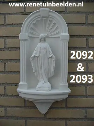 Maria madonna in kapel. nr 2092 & 2093.