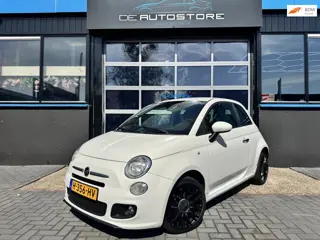 Fiat 500 C 1.2 500S Airco leder Pdc 16 Inch Blue and my Zeer nette auto
