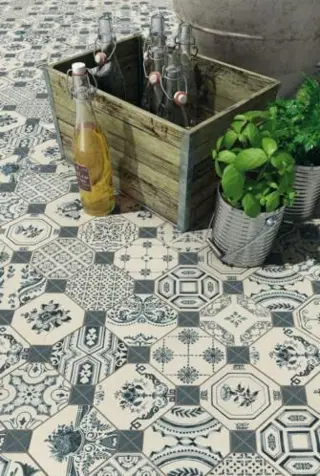 Vives Retiro Slijtvaste Portugese Tegel Delfts Blauw Vlagsma