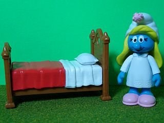 The Smurfs Smurfin gearticuleerd met bedje