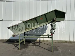 Schouten doseerbunker transportband 380 x 100 cm