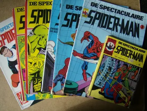 Diverse spiderman strips adv 1691