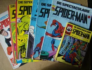 Diverse spiderman strips adv 1691