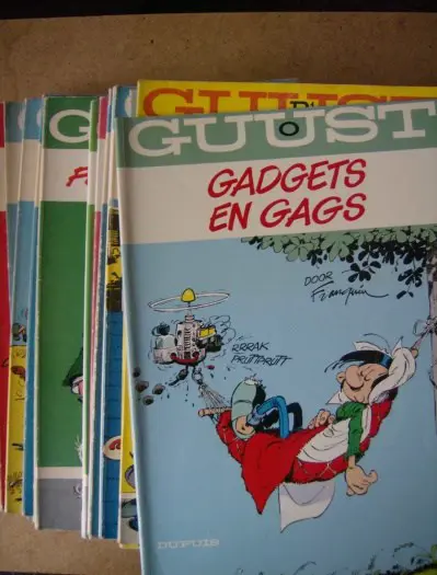 Guust flater stripboeken adv 1656