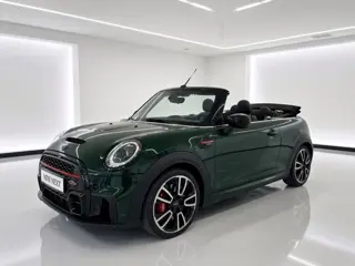 MINI Cabrio 2.0 John Cooper Works JCW | 231 pk | Rebel Green | Active Cruise Control (ACC) | Leder