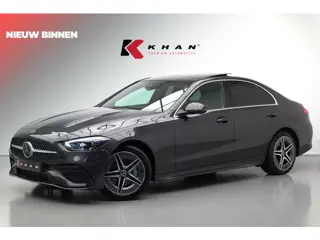 Mercedes-Benz C-klasse C300e AMG Line |Pano|Burmester|Ambient|Trekhaak|Leder|