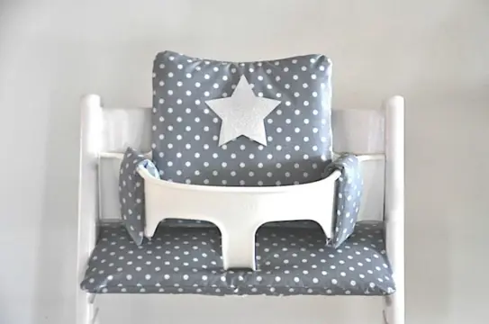 Gecoate kussenset voor stokke tripp trapp 'Grey Star
