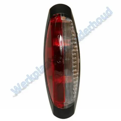 Aspock Flexipoint 2 breedtelicht rood wit